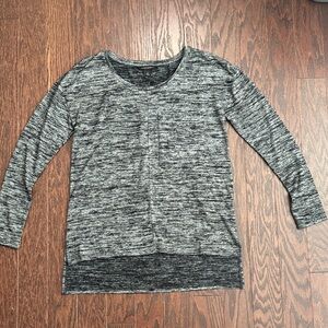 Banana Republic Gray Long Sleeve Top